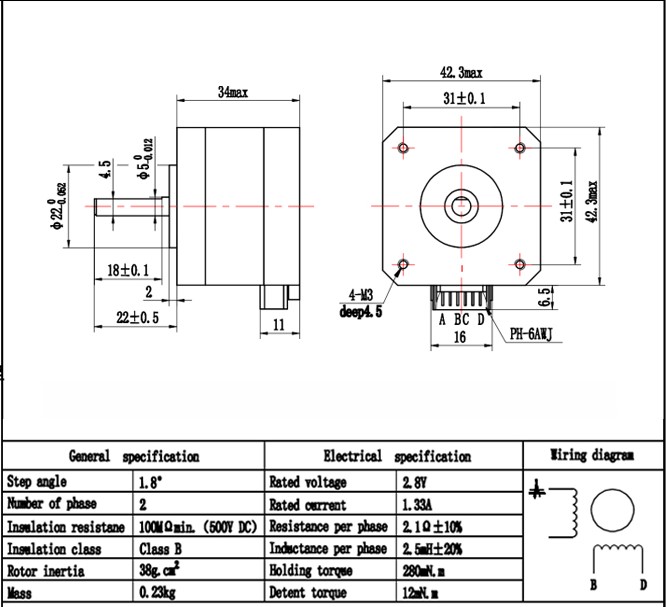 Hs 17. Шаговый двигатель 17hs4023 nema17. Nema 17 17hs4023 Datasheet. Nema 17hs4023s чертеж. Шаговый двигатель nema 17 чертеж.